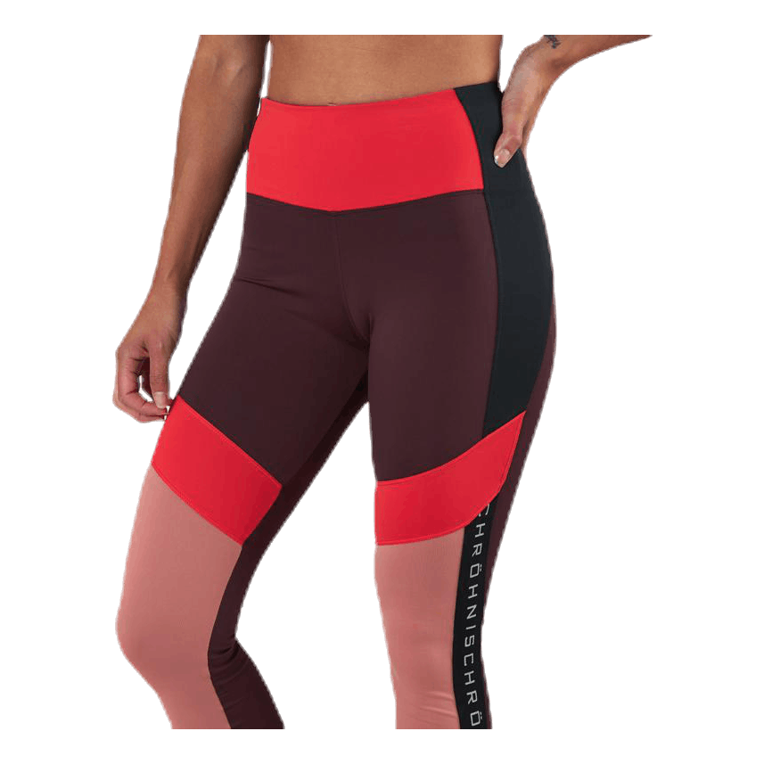 Kay Blocked Tights Pink