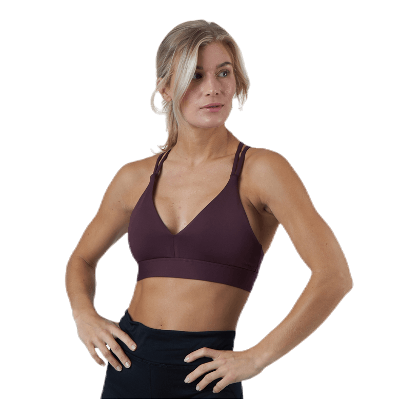 Braid Sports Bra Red