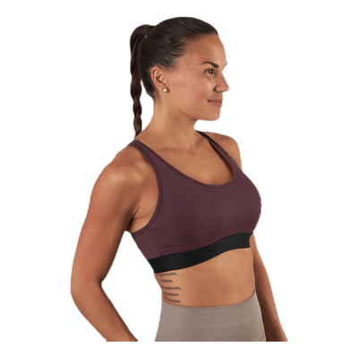 Padded Crossback Bra Purple