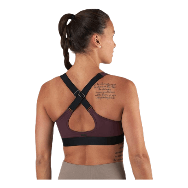 Padded Crossback Bra Purple