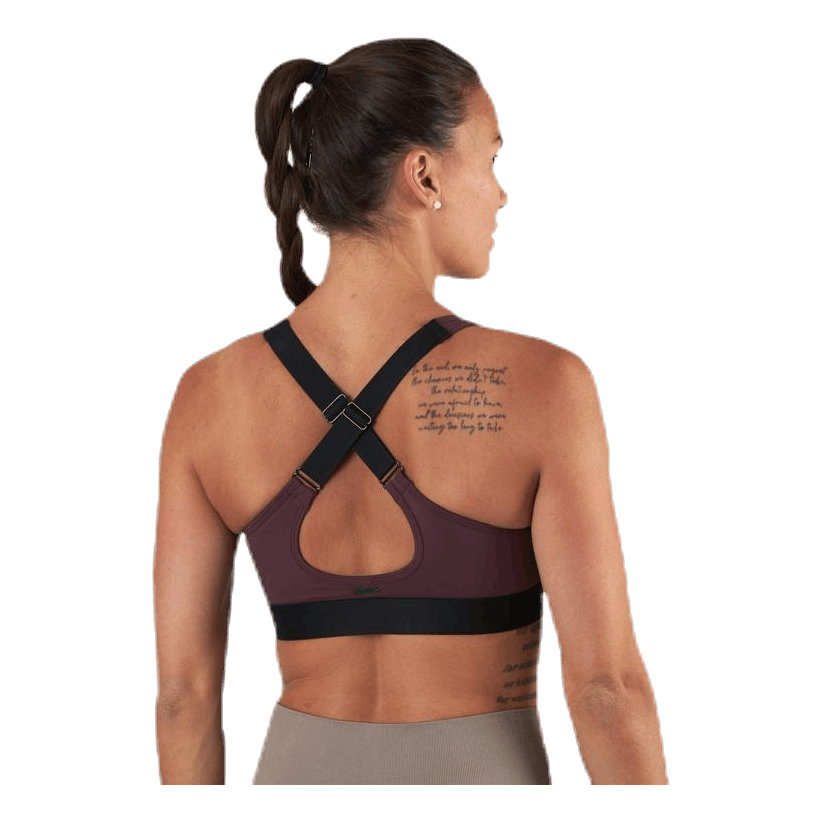 Padded Crossback Bra Purple