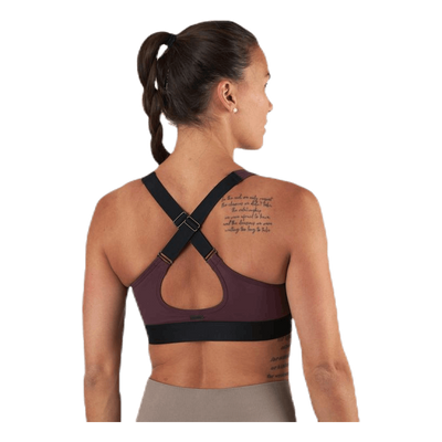 Padded Crossback Bra Purple