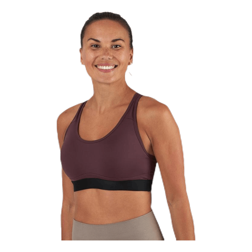 Padded Crossback Bra Purple