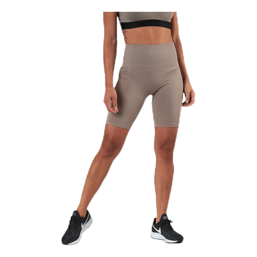 Seamless Biker Tights Beige