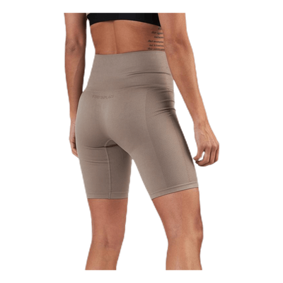 Seamless Biker Tights Beige