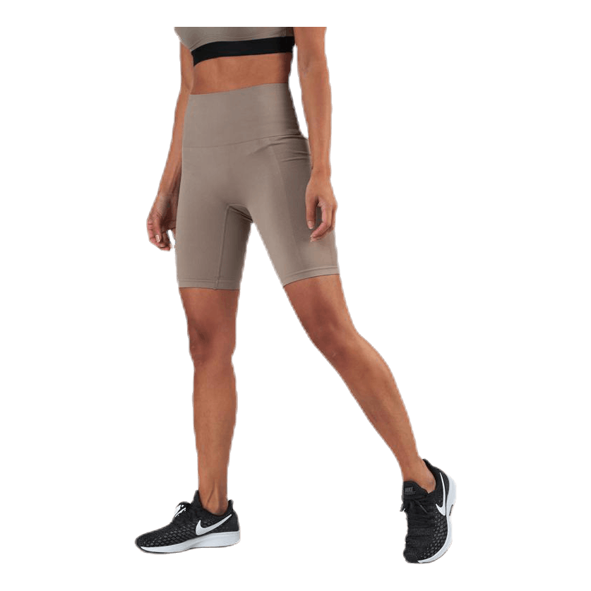 Seamless Biker Tights Beige