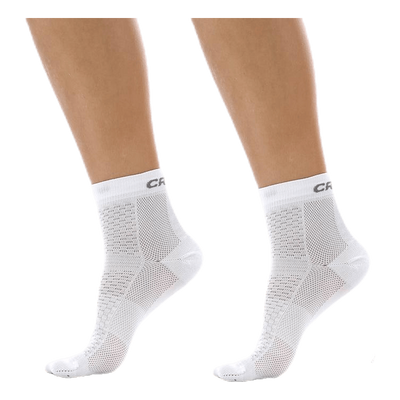 Cool Mid 2-Pack Sock White