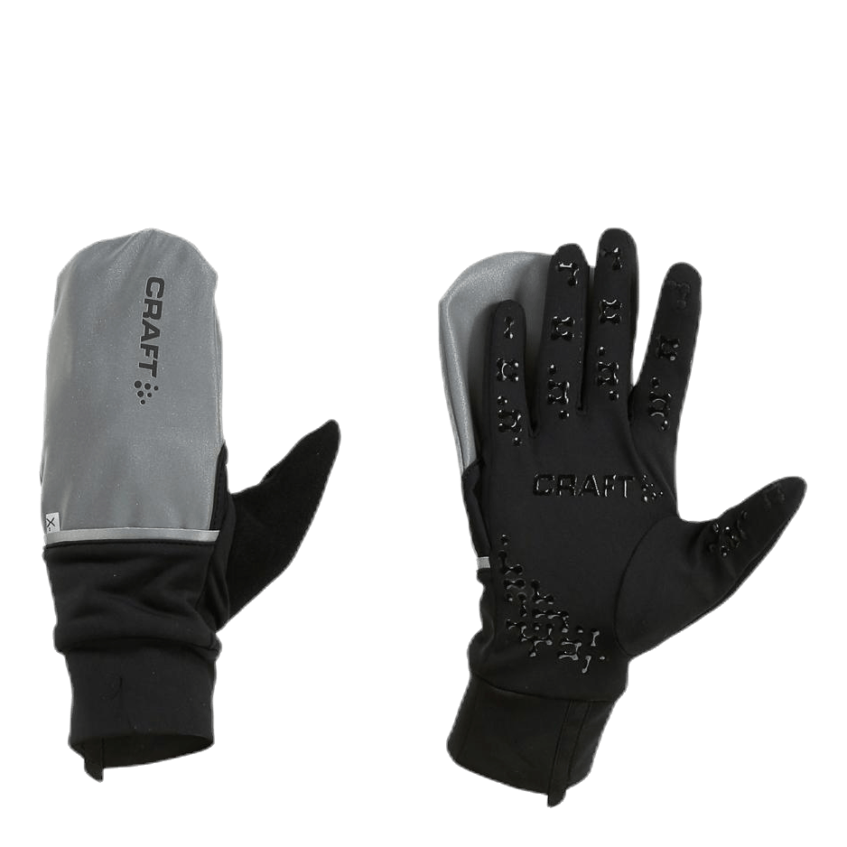 Hybrid Weather Glove Black/Silver