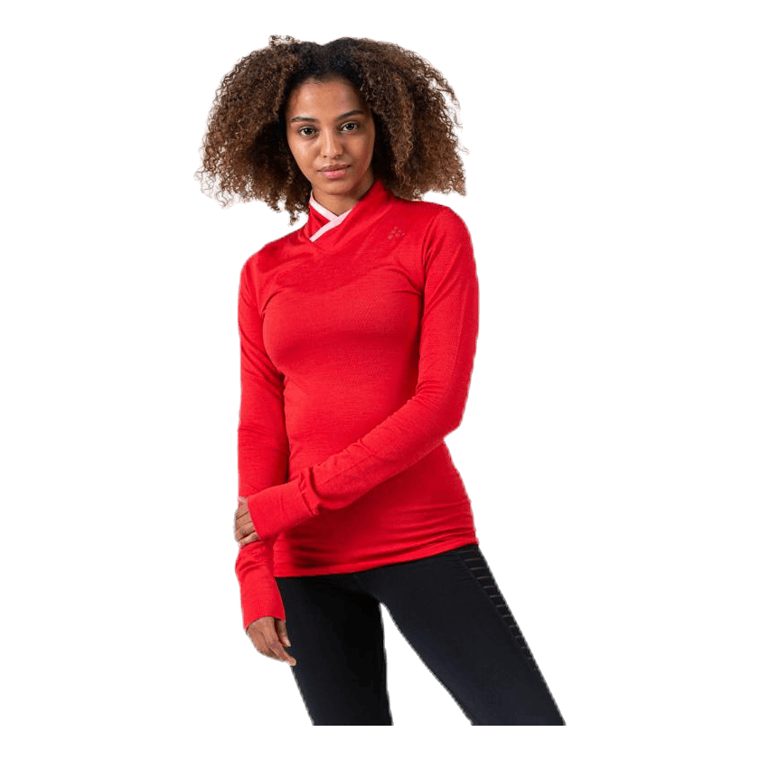 Fuseknit Comfort Wrap LS Red