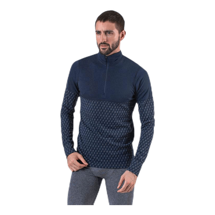 Merino 240 Zip Blue