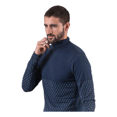 Merino 240 Zip Blue
