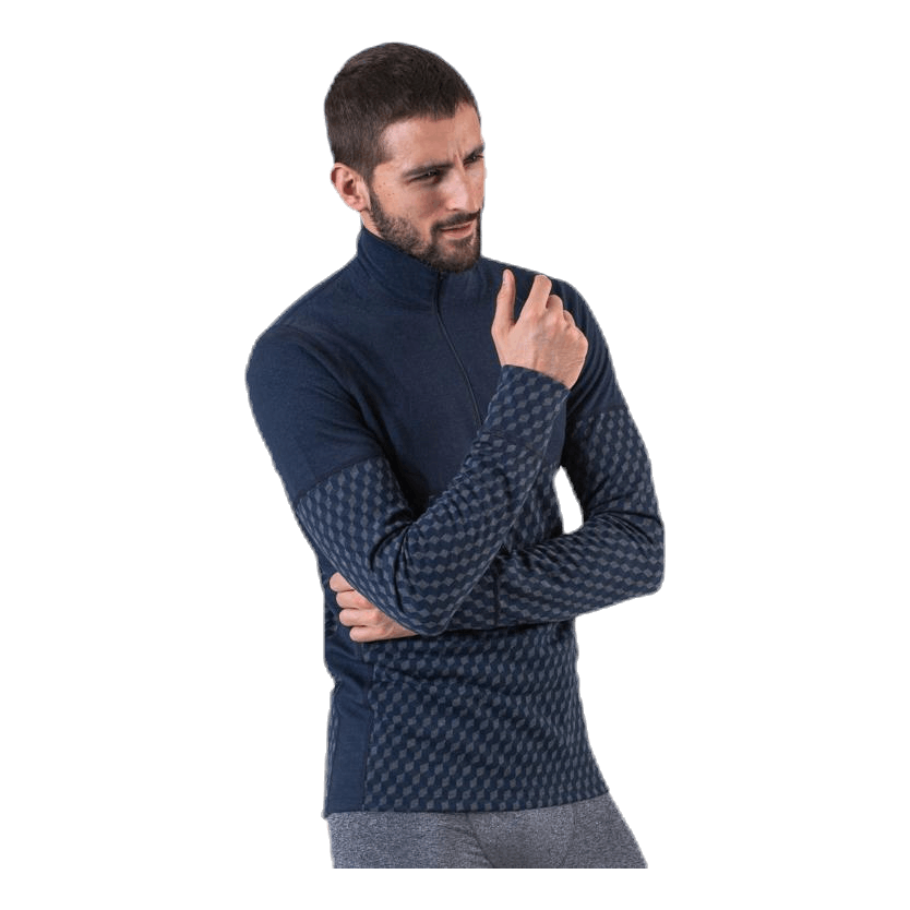 Merino 240 Zip Blue