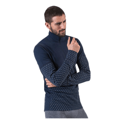 Merino 240 Zip Blue