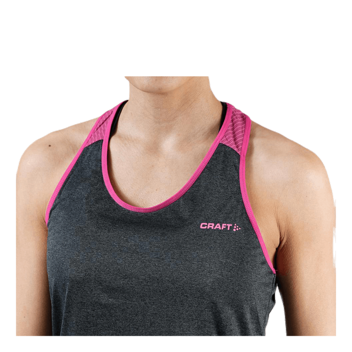 Eaze Singlet Pink/Black/Grey