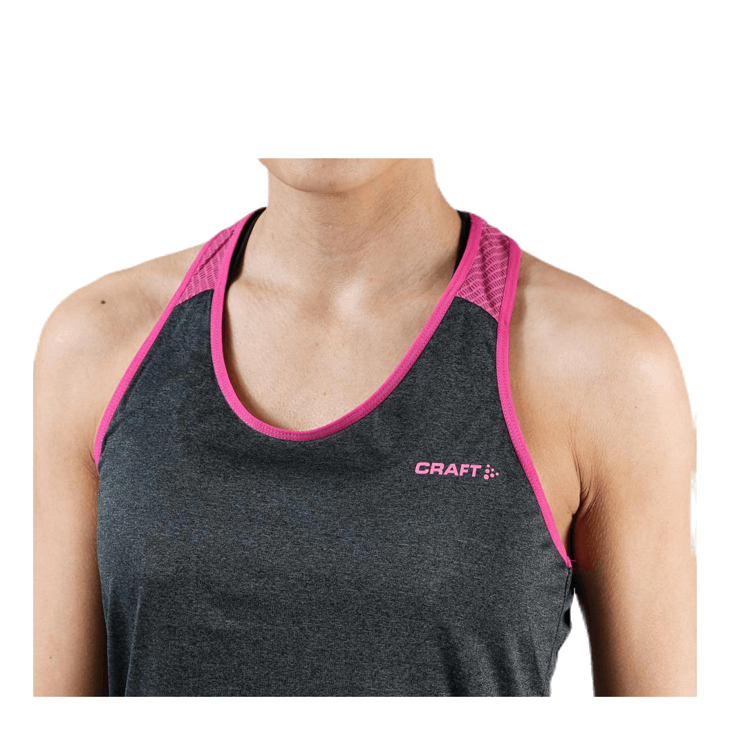 Eaze Singlet Pink/Black/Grey