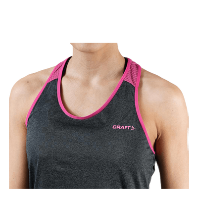 Eaze Singlet Pink/Black/Grey
