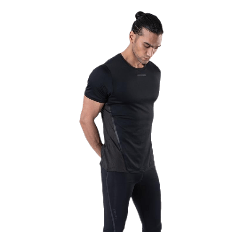 Vent Mesh SS Tee Black