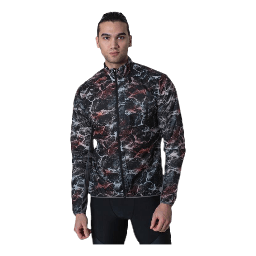 Vent Pack Jacket Patterned/Black
