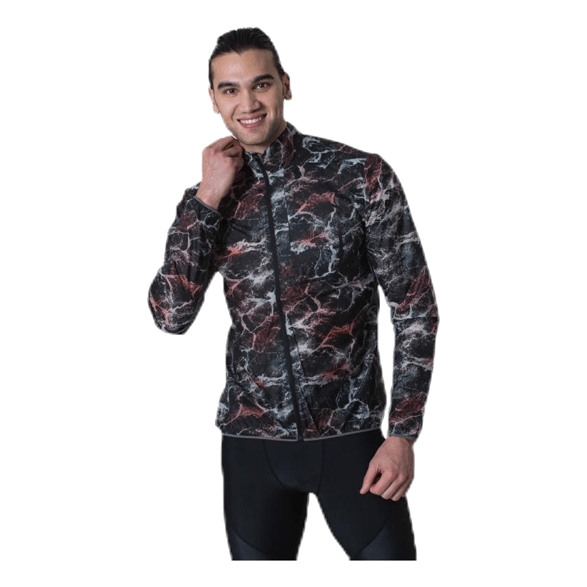 Vent Pack Jacket Patterned/Black