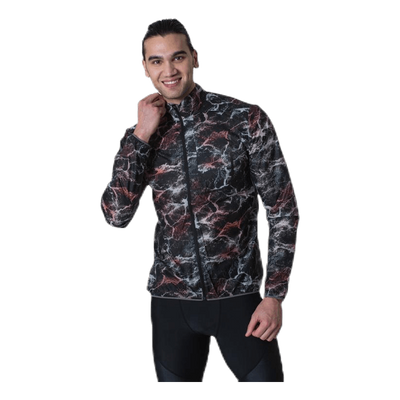 Vent Pack Jacket Patterned/Black