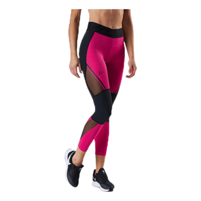 Charge Mesh Tights Pink/Black