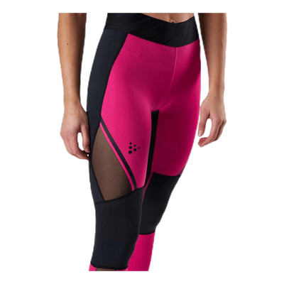 Charge Mesh Tights Pink/Black