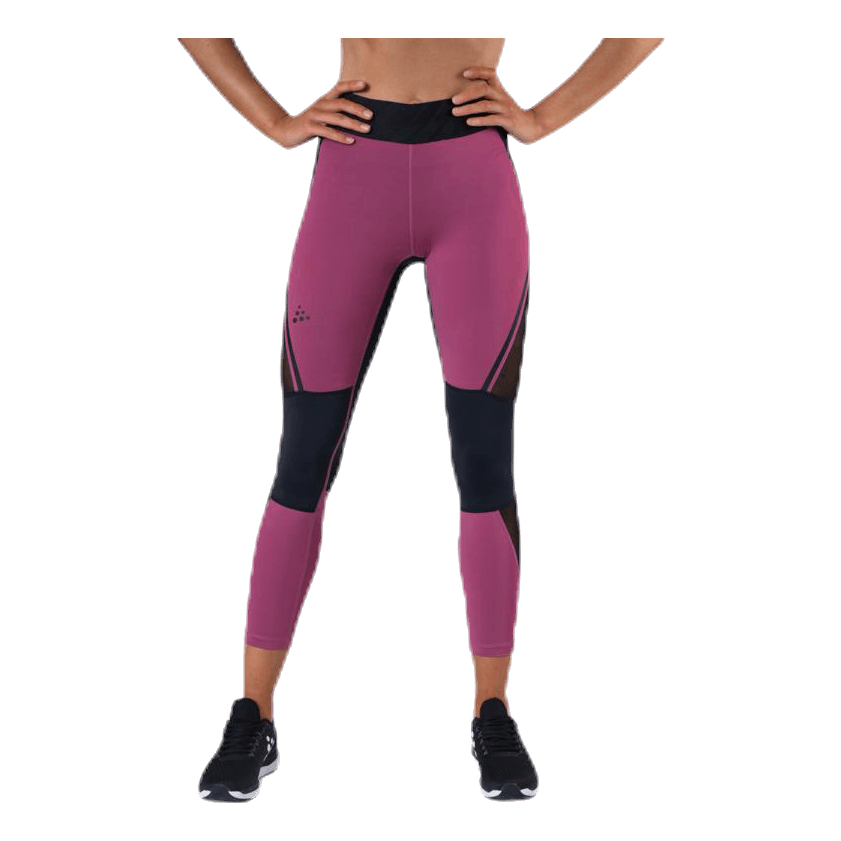 Charge Mesh Tights Purple/Black