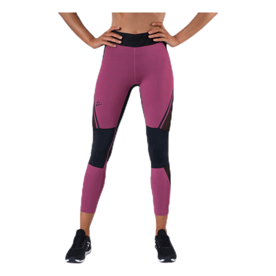 Charge Mesh Tights Purple/Black