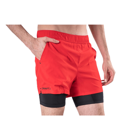 ADV Essence 2-In-1 Stretch Shorts Red
