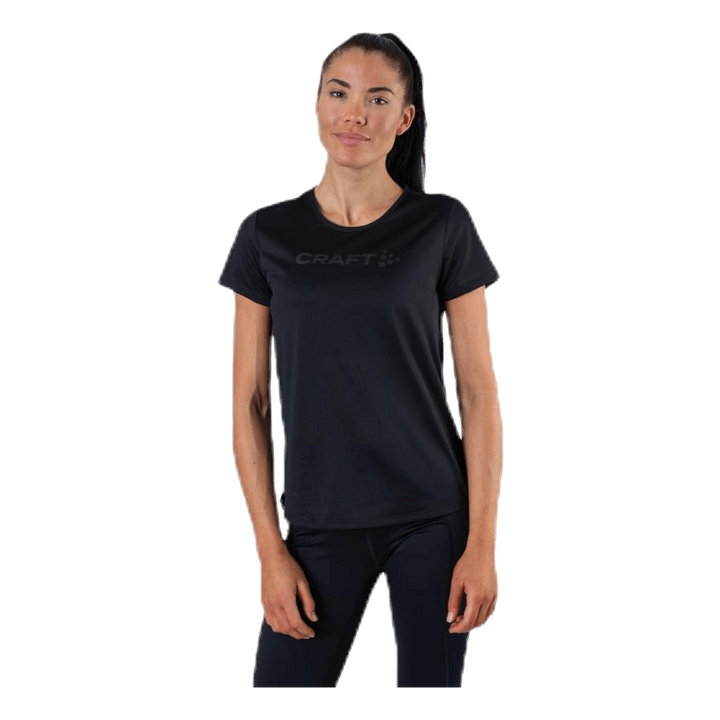 Core Essence SS Mesh Tee Black