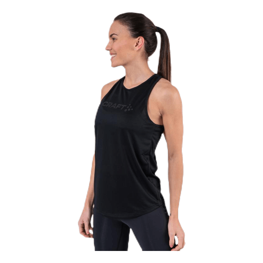 Core Essence Mesh Singlet Black