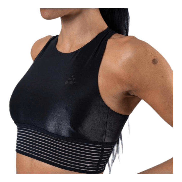 UNMTD Cropped X-Singlet Black