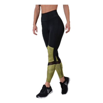 UNMTD High Waist Tights Black/Yellow