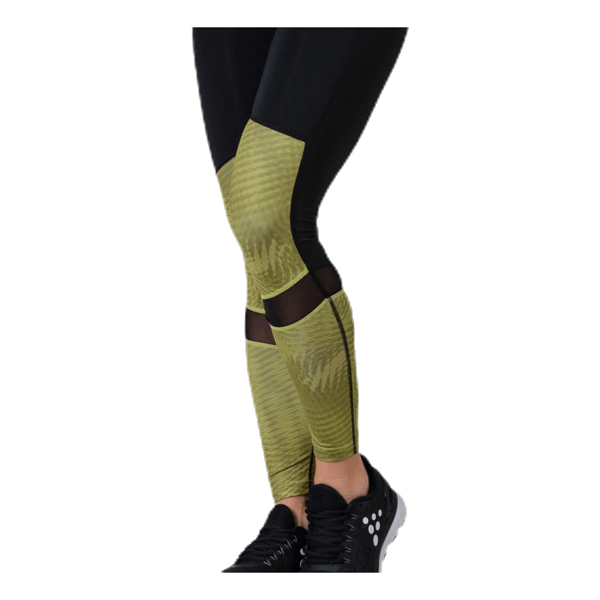 UNMTD High Waist Tights Black/Yellow