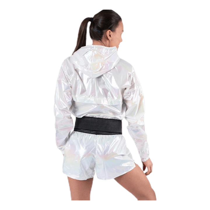 UNMTD Shiny Hood Jacket Patterned/White