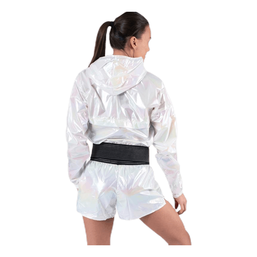 UNMTD Shiny Hood Jacket Patterned/White