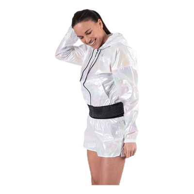 UNMTD Shiny Hood Jacket Patterned/White