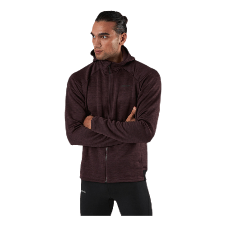 ADV Charge Zip Hood Jkt Brown