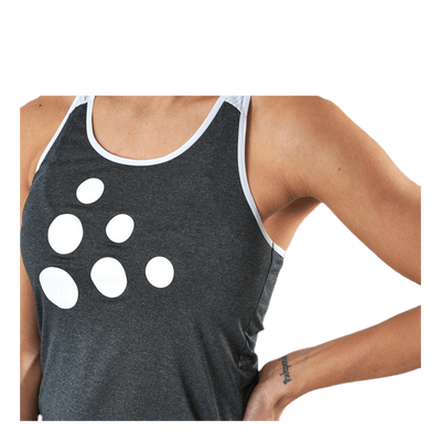 Eaze Singlet White/Grey