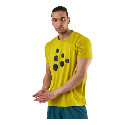 Eaze SS Mesh Tee Black/Green