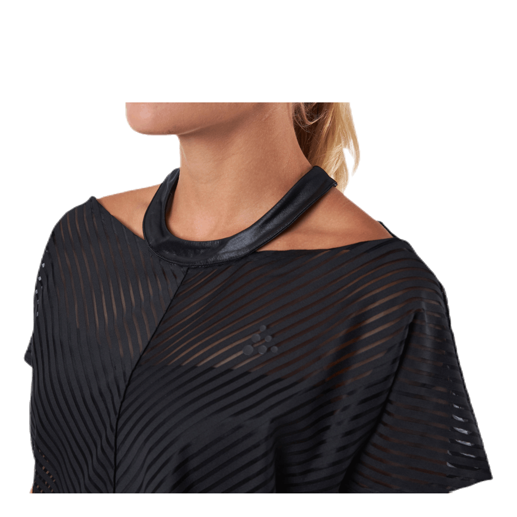 Asome Cropped Tee Black