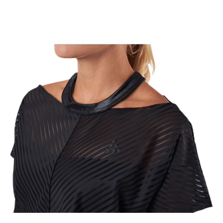 Asome Cropped Tee Black