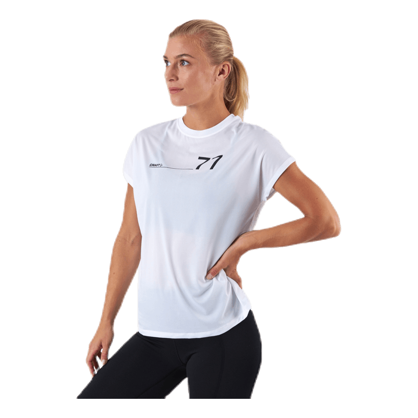 Adv Charge SS Tee White