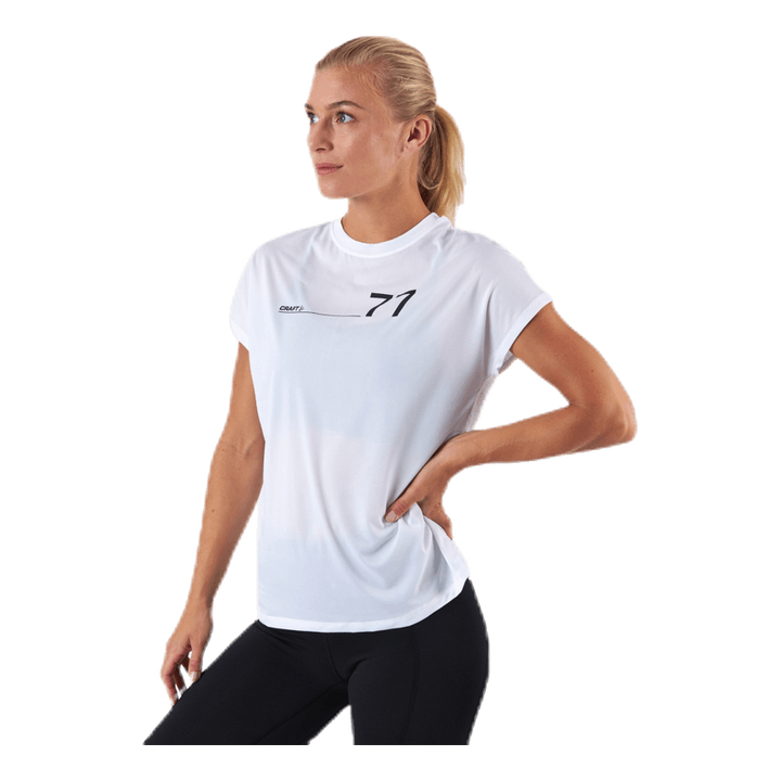 Adv Charge SS Tee White