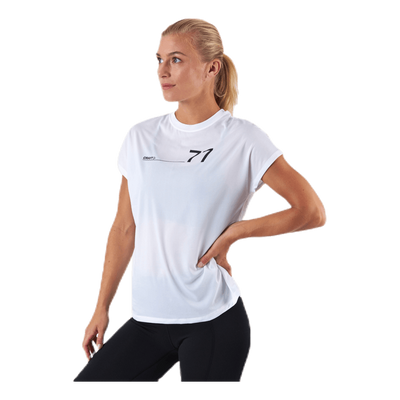 Adv Charge SS Tee White