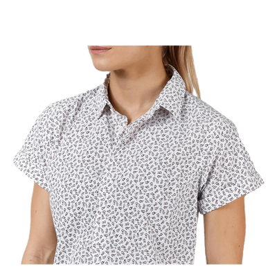 Idun SS Shirt Patterned/White