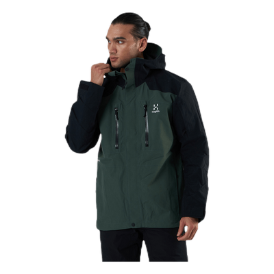 Elation GTX Jacket Black/Green