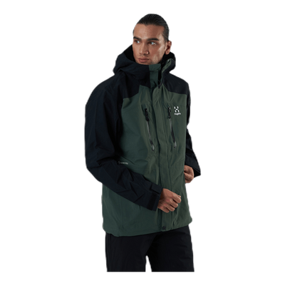 Elation GTX Jacket Black/Green