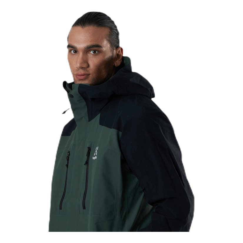 Elation GTX Jacket Black/Green