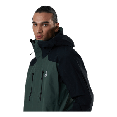 Elation GTX Jacket Black/Green